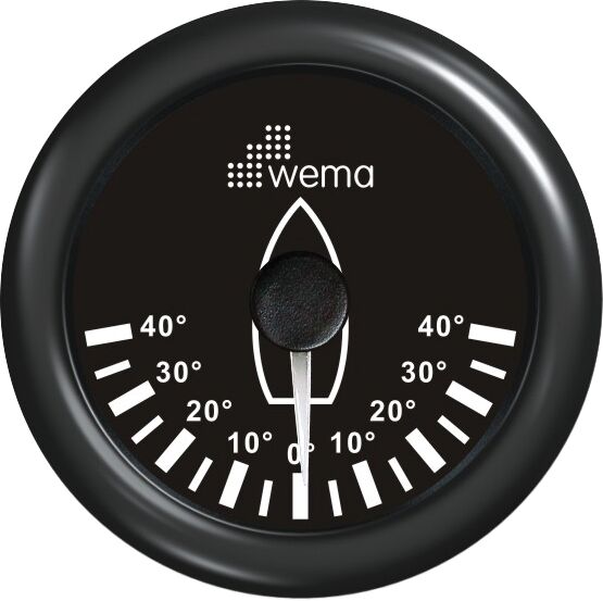 Peräsinkulmamittari IRR-5, musta 