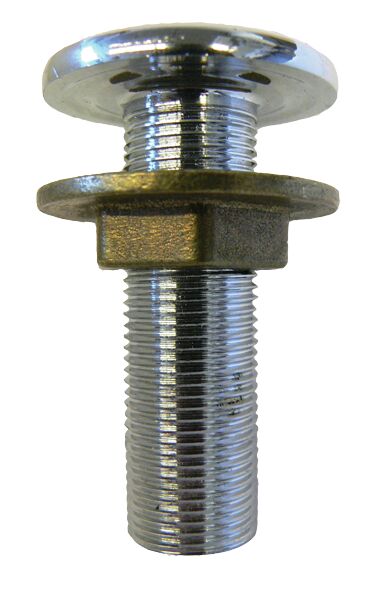 Läpivienti 1/2", kromattu