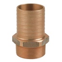 Letkuliitin 1/2" x 19mm, pronssi