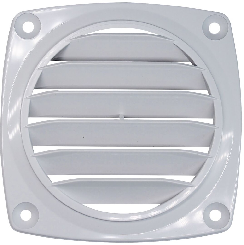 Venttiiliritilä ABS, valkoinen, 94x94 mm 