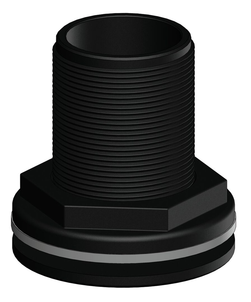 Läpivienti 2", musta 5090428