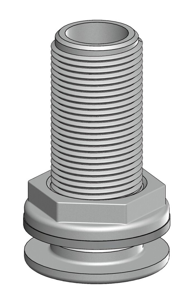 Läpivienti komposiittia 3/4 