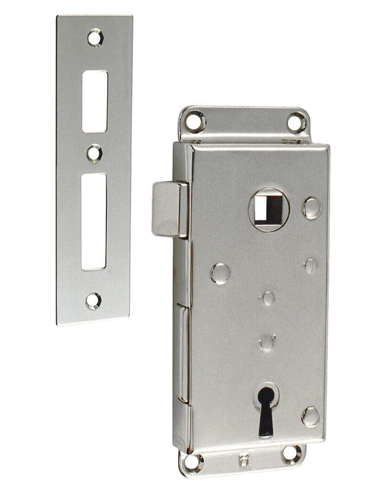 Lukko 406230 vasen sisälle, kromattu 