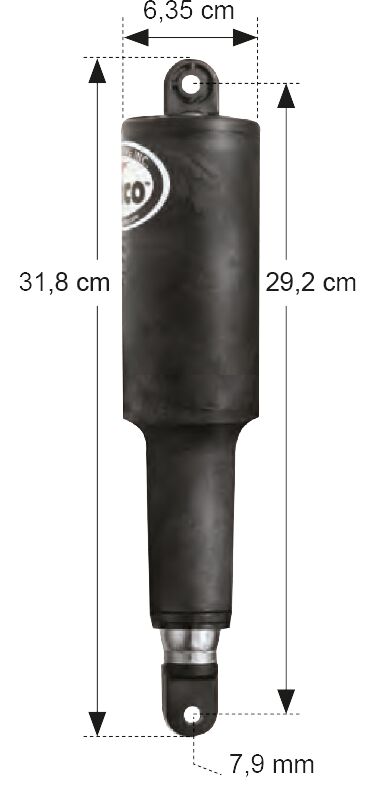 Lenco trimmisylinteri 101-2, 12V