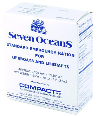 Pelastuavenemuona Seven Oceans, 500g 