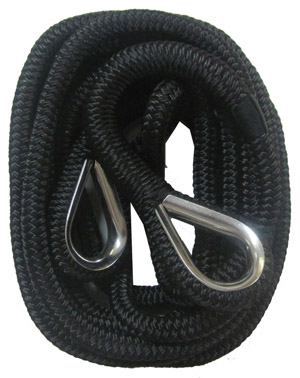 Painoköysi 18mm x 80m 2 x AISI316 koussi