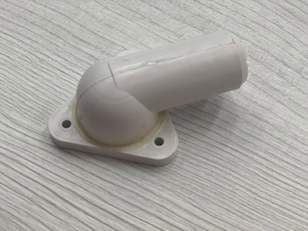 Sähkö-Wc poistoliitos, 90 astetta 