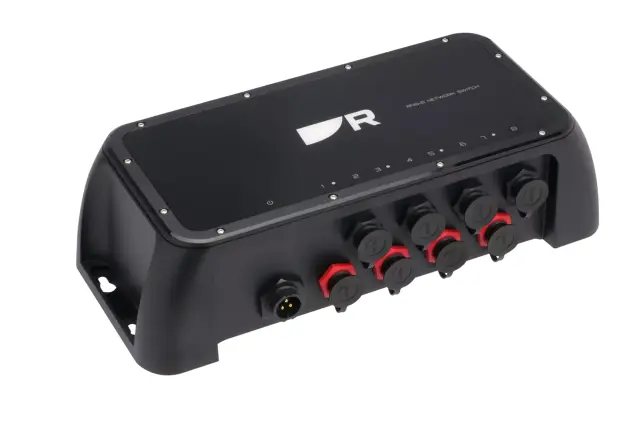 RNS8 - 8-porttinen Gigabit Raynet-verkkokytkin