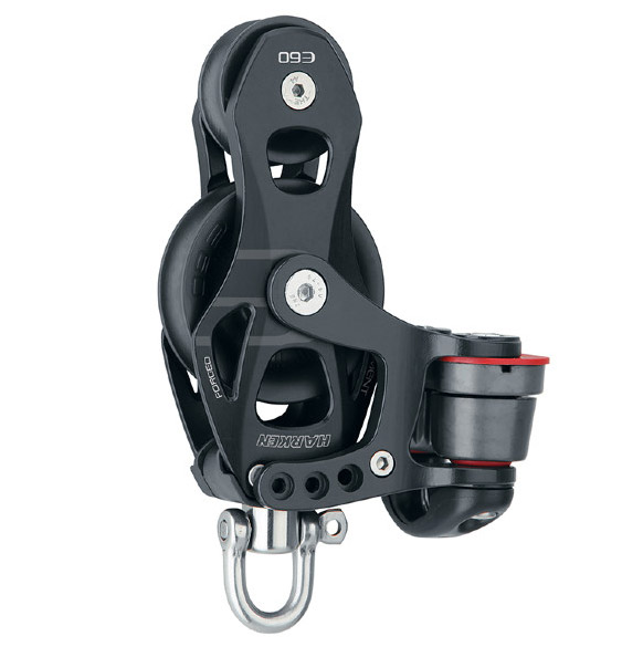 Harken 60mm Element viuluploki, lukolla 