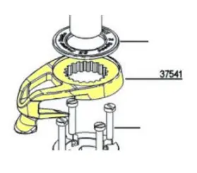 Harken stripper arm for 32/40 