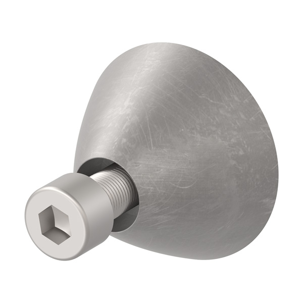Anodi alumiinia SE 30/40/50, SP35/40 ø125/140 mm keulapotkuriin (31180A)