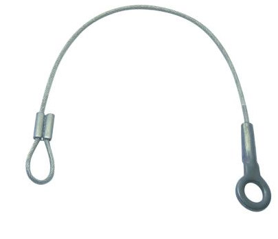 Turvavaijeri PVC suojattu, 145 mm 