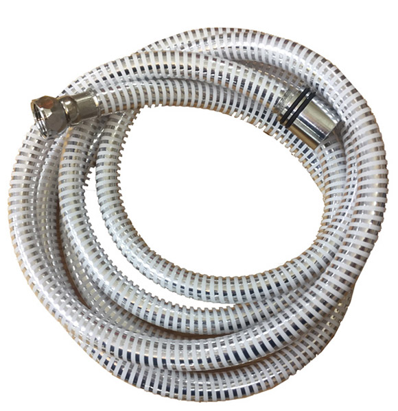 Suihkuletku nylon, valk 250cm 1/2c - 3/8F