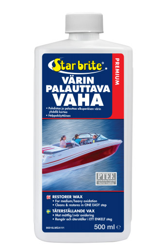 Star Brite värin palauttava vaha, 500 ml 