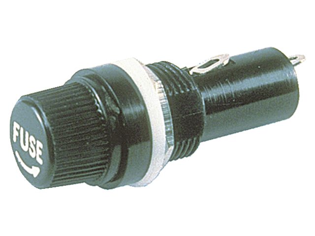 Sulakepesä 30 mm lasisulakkeille, max 10A