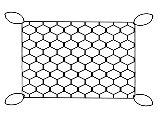 Säilytysverkko 30 x 20 cm