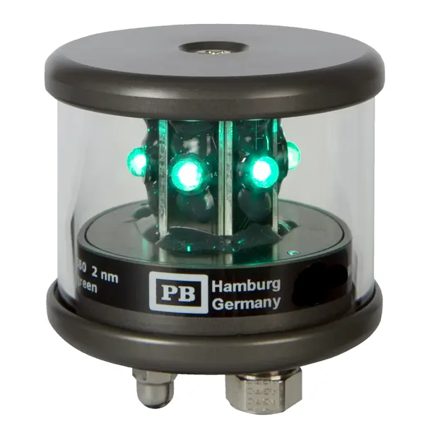Merkkivalo LED AS580, vihreä, musta runko