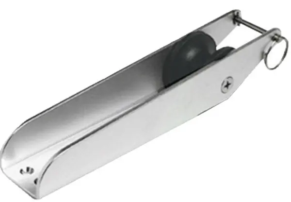 SS bow roller 280 x 55 mm 