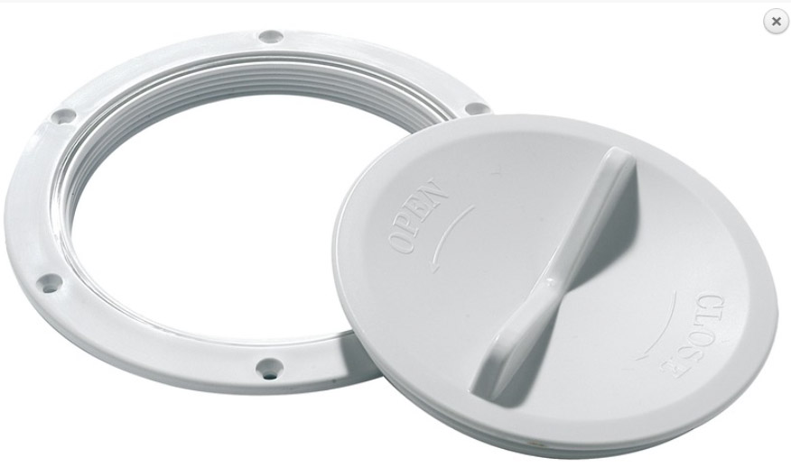 Tarkistusluukku vesitiivis, halk 170 mm, valk 