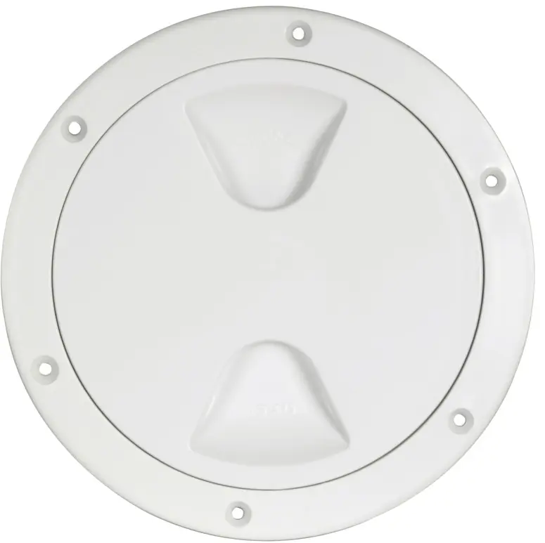 Inspection hatch screw lock white 152 mm 