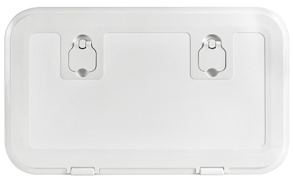 Huoltoluukku 600x350, valk. asennus 530 x 280