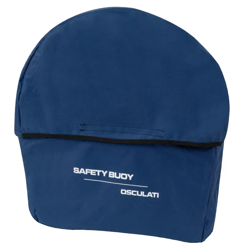 Horseshoe lifebuoy w/ blue cover 