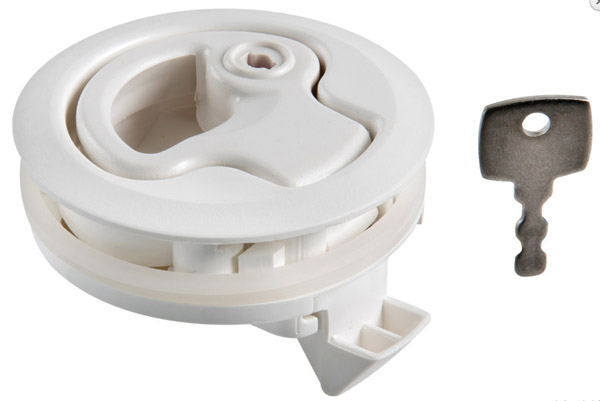 Ovilukko valkoinen nylon, lukolla 