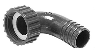 Pesualtaan letkuyhde 1 1/4 - 30mm 90 astetta