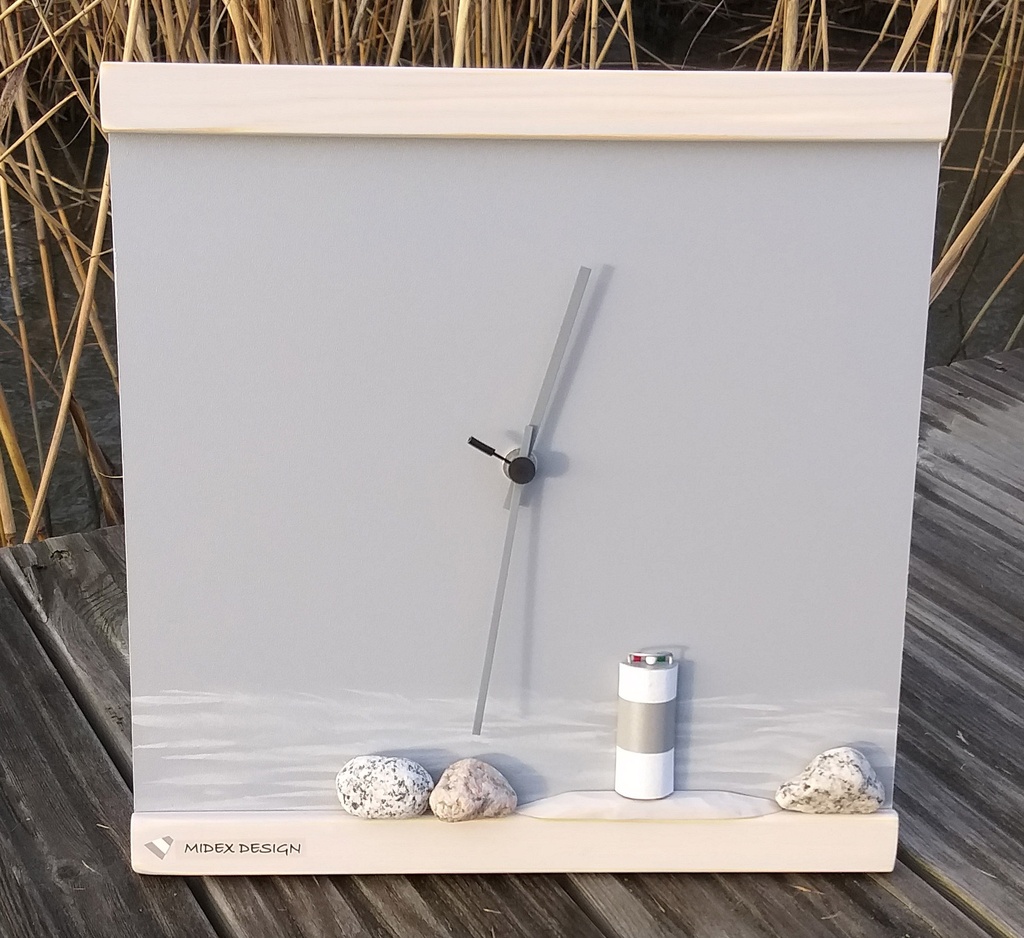 Seinäkello majakka harmaa, Midex Design 