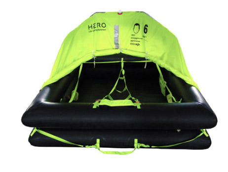 Pelastuslautta ISO9650-2, 6 hlö, kova 