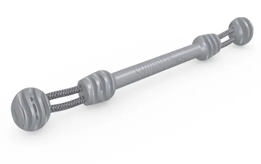 Kiinnitysjoustin Snubber Twist, harmaa 