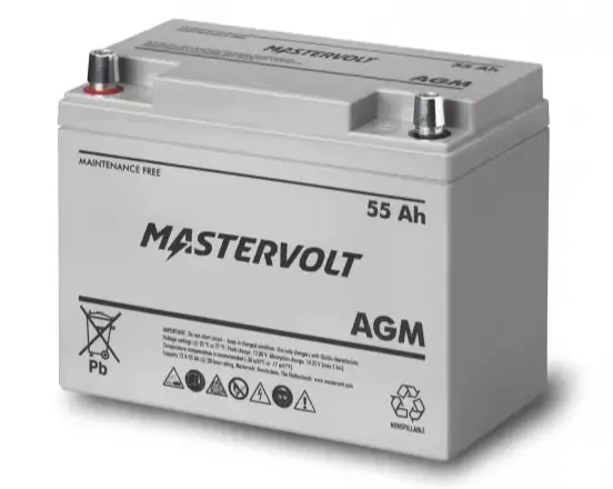 AGM-akku 12V/55Ah, Mastervolt