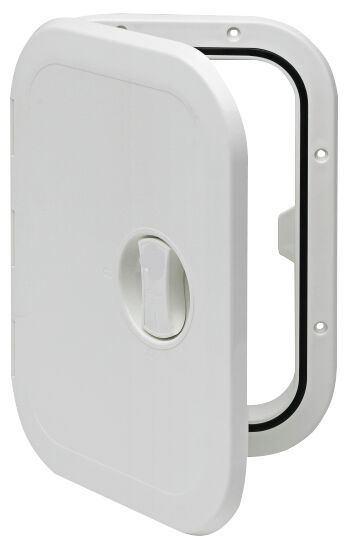Huoltoluukku 459 x 514 mm, valkoinen
