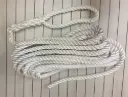 Kiinnitysköysi 12mm x 4m silmukalla, 3-lyöty, valkoinen