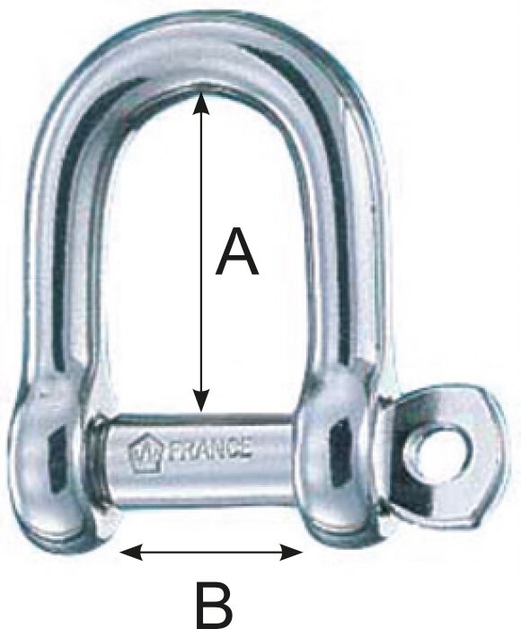 Sakkeli Wichard 12mm, AISI316 