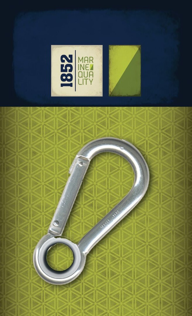 Palomiehenhaka Köysirenkaalla, 70x7 mm AISI316