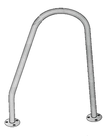 Keulakaide hainevä 450 mm