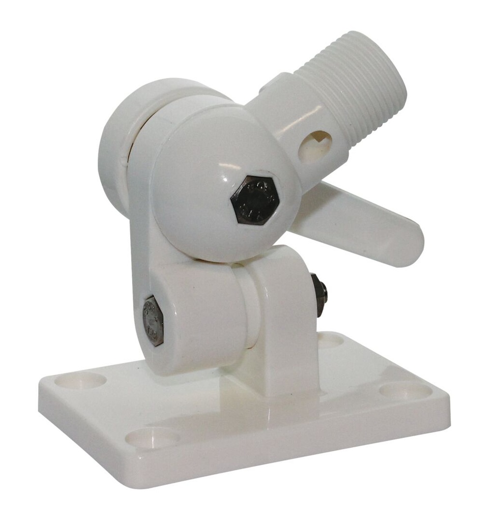 Antennijalka 63 x 91mm, valkoinen 