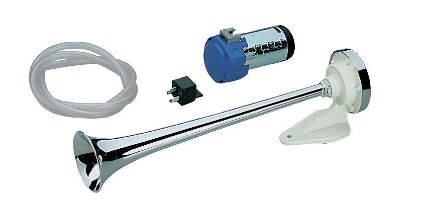 Äänitorvi Kompr.12V Krom. 134 000 12