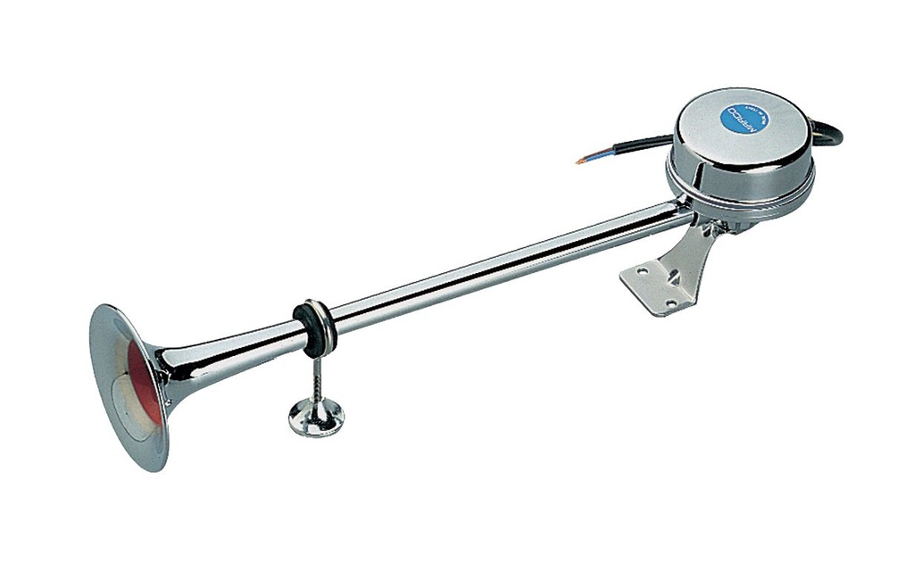 Äänitorvi kromattu 24V, 40 cm 