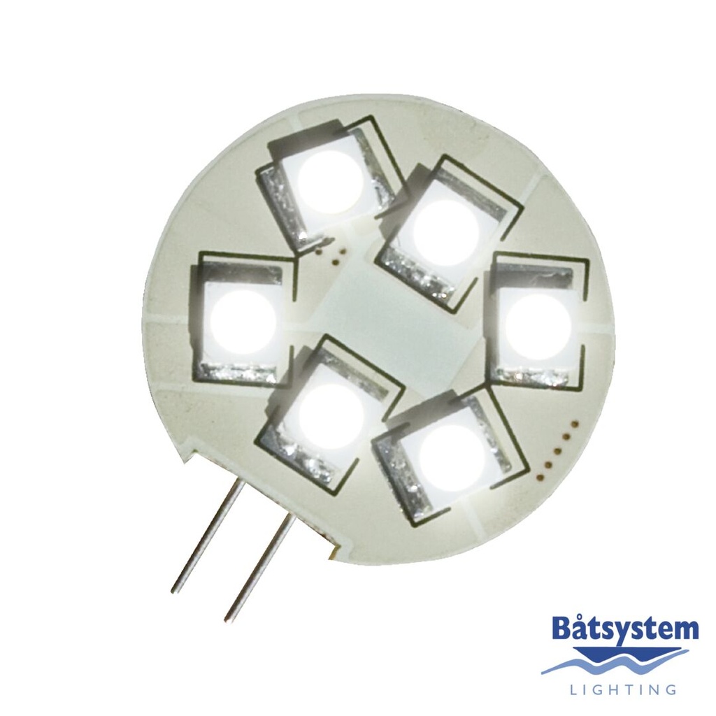 LED kortti 6 SMD valkoinen 8-30V 94 Värisävy 3200K