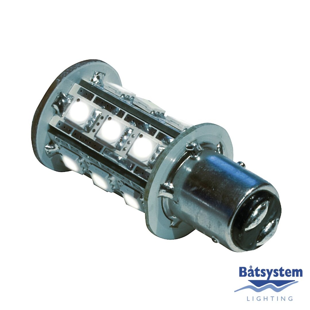 LED-polttimo BAY15D 360°, himmen- nettävä, vaatii LED-himmentimen