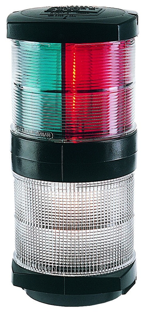 Kulkuvalo Tri-Colour + ankkurivalo, musta 2984