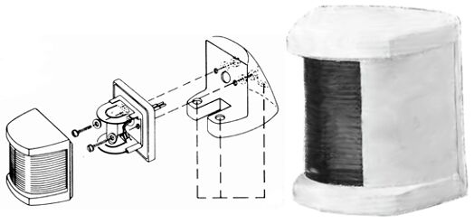 Kulkuvalo 3562-142C Combi valkoinen kuori