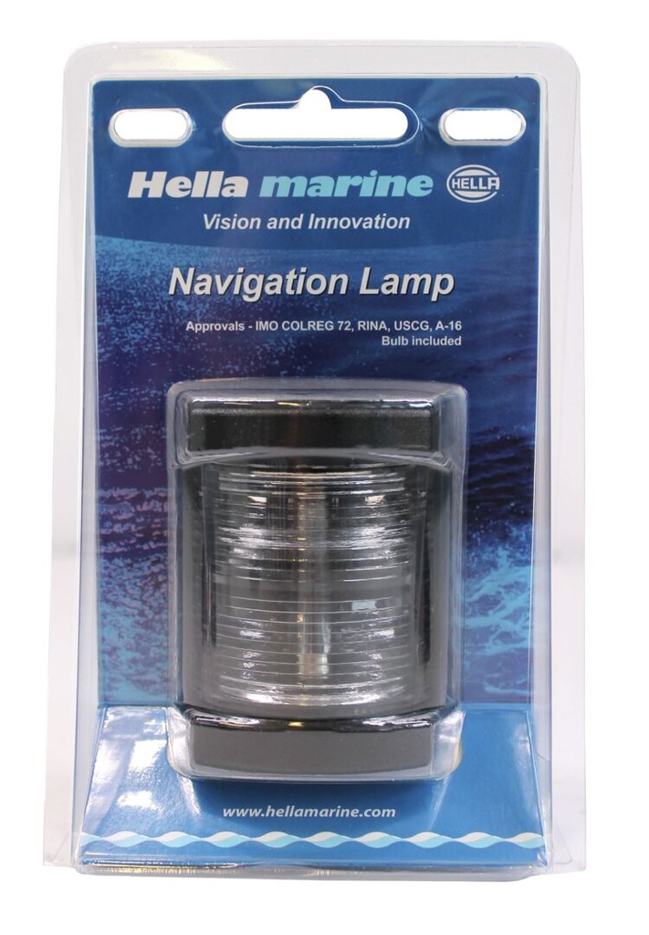 Kulkuvalo Hella 3562, perä, musta runko 