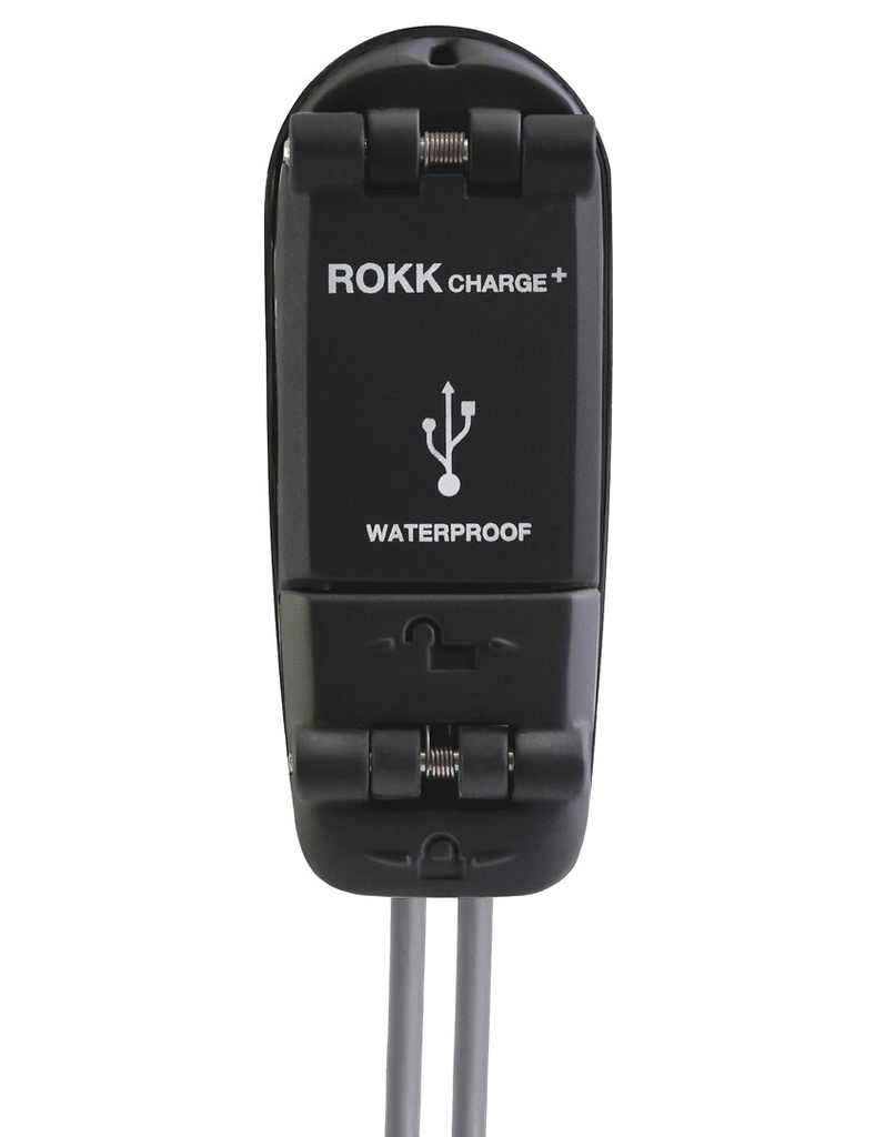 Vesitiivis USB-pistoke 12/24V, musta 