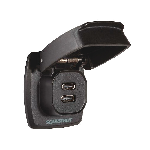 Scanstrut Flip Pro Max-kaksois USB-C laturi