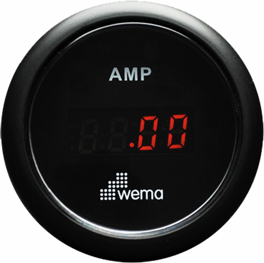 Amppeerimittari 150A digitalinen, musta 