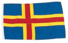 Vieraslippu Ahvenanmaa, 20 x 30 cm 