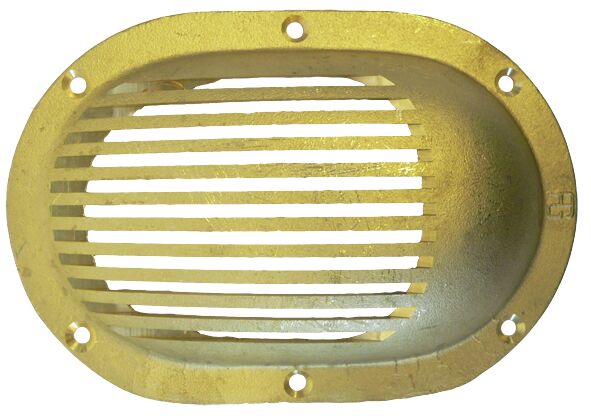 Pohjasiivilä 120 x 200 mm, messinki 